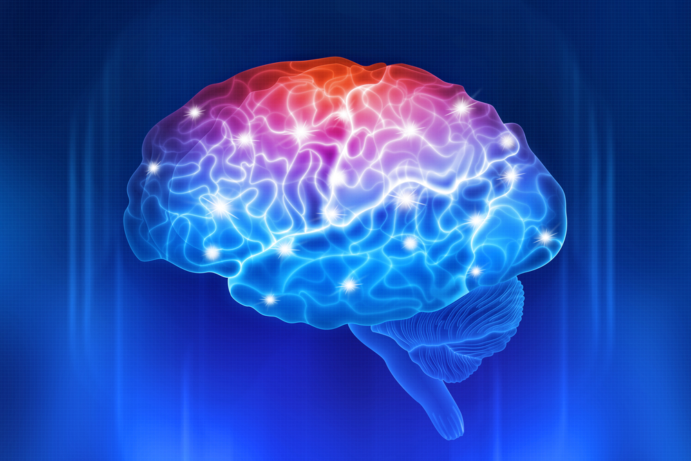 Active brain showing brain activity
